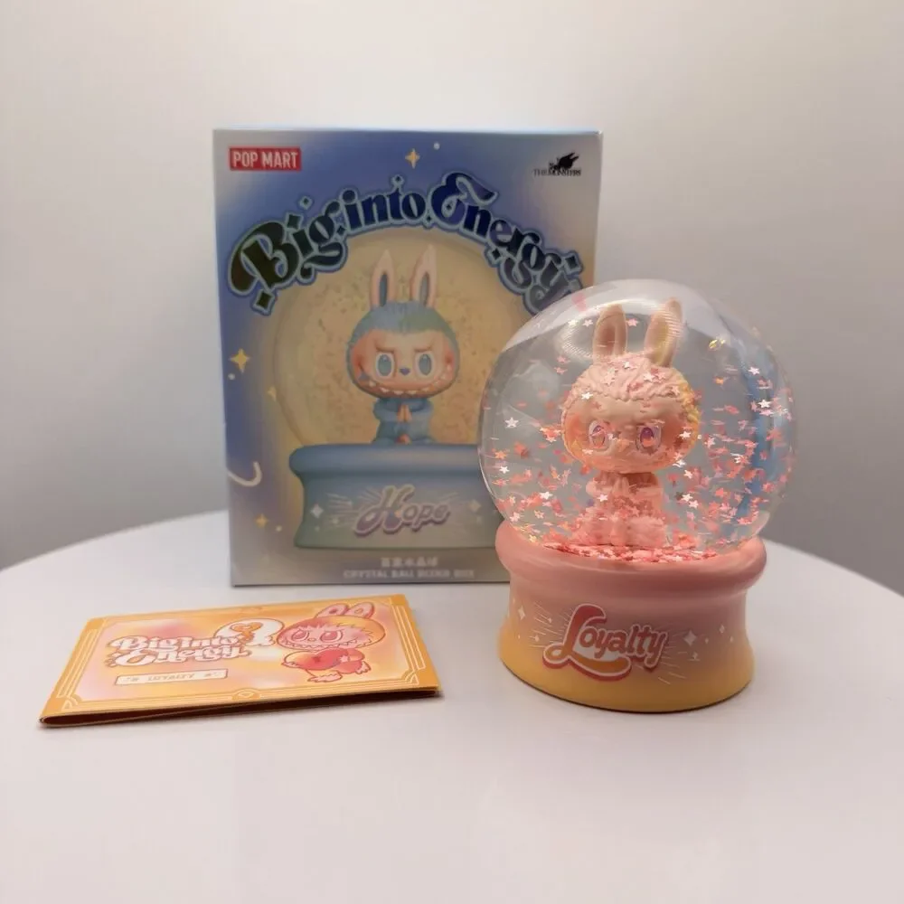PopMart Big Into Energy Labubu Snow Globe Crystal Ball Confirmed - Hope